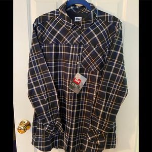 Helly Hansen long sleeve plaid shirt